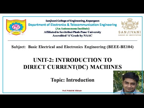 INTRODUCTION TO DIRECT CURRENT(DC) MACHINES