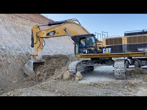 Caterpillar 385C Excavator Loading Trucks - Sotiriadis/Labrianidis Mining Works