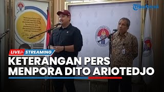 LIVE: Keterangan Pers Menpora Dito Ariotedjo Bersama Deputi Pencegahan dan Monitoring KPK
