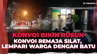 Download lagu Konvoi Remaja Perguruan Silat Resahkan Warga Jombang, Belasan Orang Digelandang | OneNews Update mp3