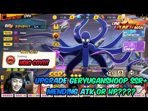 LET'S UPGRADE GERYUGANSHOOP SSR+, There's a Spice of Luck in This Video!!! - OPM The Strongest In...