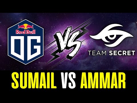OG vs SECRET - AMMAR vs SUMAIL in EU ranked DOTA 2