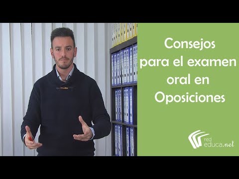 Consejos para el examen oral en Oposiciones | Red Educa