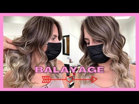 How to Ash Golden Balayage Highlights on Dark Hair /...