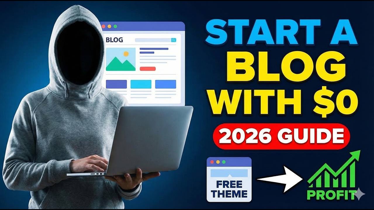 I Started a Blog with $0 in 2026 (Here’s Exactly How)