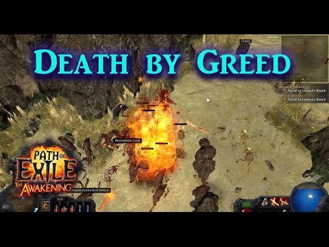 Path of Exile - Merveil Kill Race (Death by Greed)