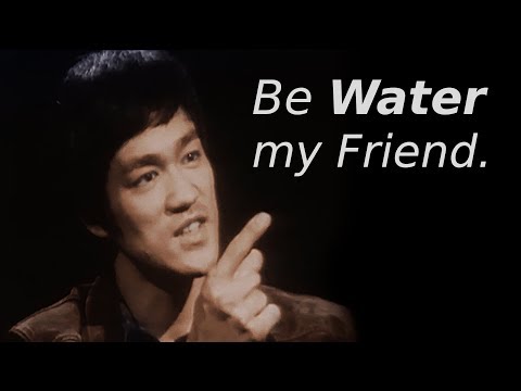 (Colorized!) Bruce Lee - Be Water My Friend