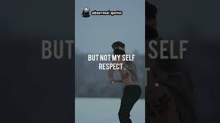 LOSE PEOPLE NOT SELF RESPECT😎 || BEST MOTIVATIONAL QUOTES👏 STATUS || ABNORMAL QUOTES || #15