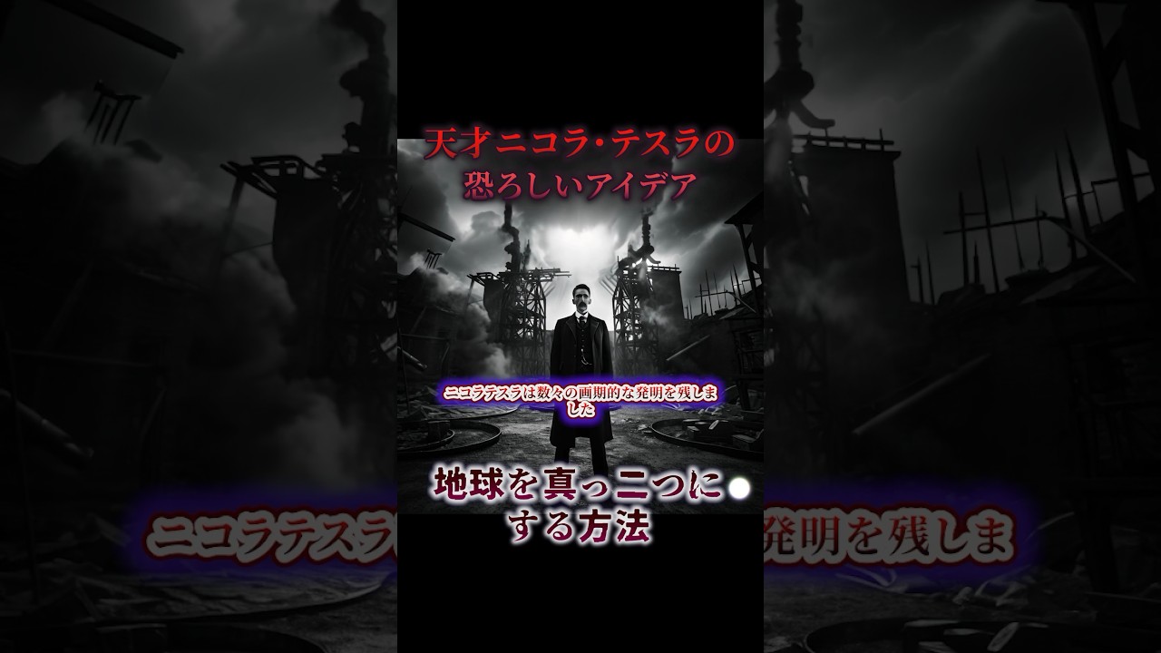 晩年のニコラ・テスラのアイデアが悪用されてる⁇ #ニコラ・テスラ #天才 #ビオヒストリー