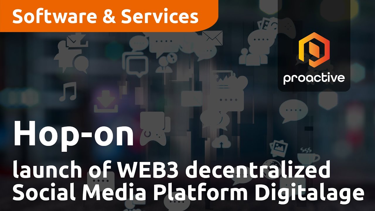 Hop-on announces launch of WEB3 decentralized Social Media Platform Digitalage