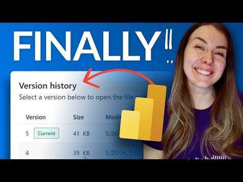 Power BI Desktop Gets Version History Power BI Desktop Gets Version History