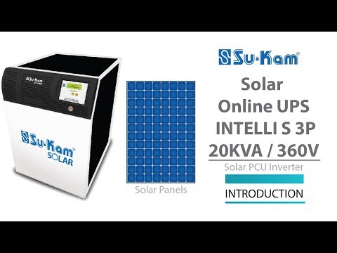 Solar Online UPS 20 KVA 360V Introduction Solar PCU Inverter