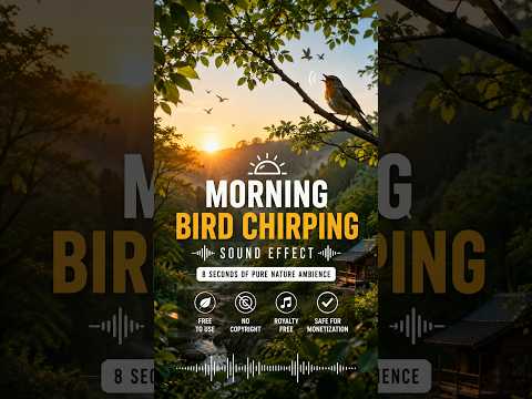 Morning Birds Chirping Sound Effect