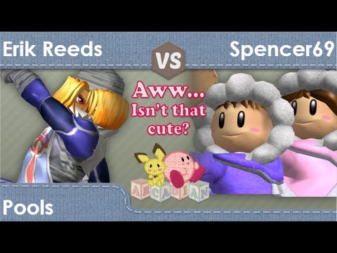 AITC 4 - Erik Reeds (Sheik) vs Spencer69 (ICs) Pools - Melee
