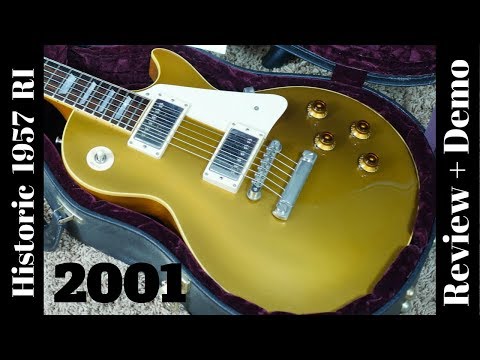 2001 Gibson Les Paul 1957 Reissue LP R7 Goldtop Review + Demo
