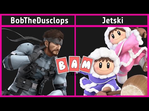 Smash @ BAM Cards 13 - Jetski (Ice Climbers) vs. BobTheDusclops (Snake) -  SSBU Tournament