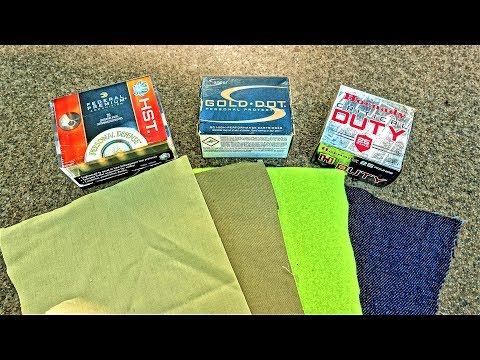 Federal HST vs Speer Gold Dot vs Hornady Critical Duty | FBI "Heavy Clothing” Ballistics Gel Test