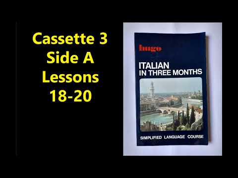 HUGO ITALIAN IN THREE MONTHS - SELF STUDY COURSE - CASSETTE 3 - SIDE A (1976) (PDF IN DESCRIPTION)