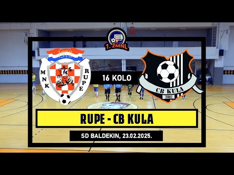 1. ŽMNL: RUPE - CB KULA  1:2, 23.02.2025.