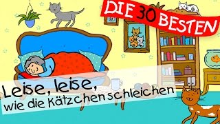 Leise, leise, wie die Kätzchen schleichen - Bewegungslieder zum Mitsingen || Kinderlieder