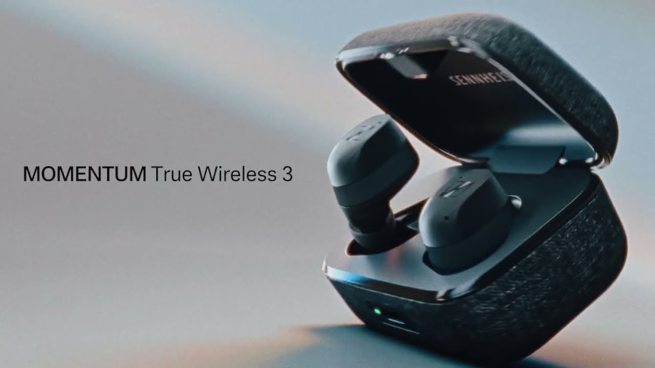 Навушники Sennheiser MOMENTUM True Wireless 3 (Black) video preview