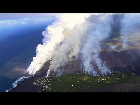 Kapoho Bay Lava Ocean Entry June 4, 2018