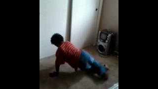 little boy dancing to black eyed peas boom boom pow