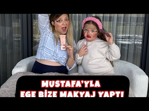 EGEYLE MUSTAFA BİZE MAKYAJ YAPTI | ERKEKLER NASIL MAKYAJ YAPAR ?