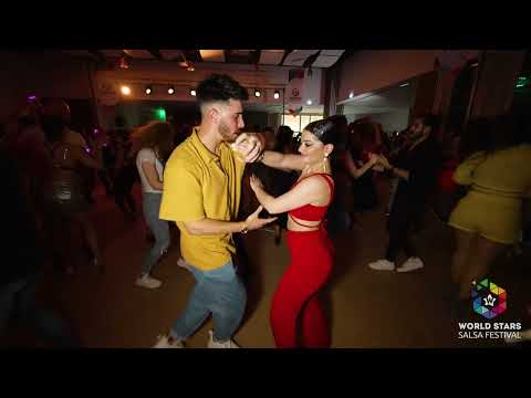 Charlie Zafra Vicente & Ioanna - Salsa Social Dance at World Stars Salsa Festival 2022