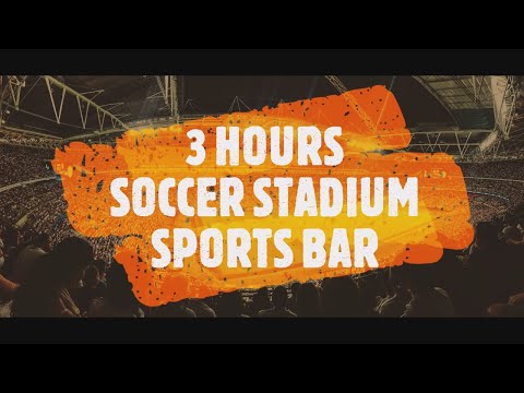 3 HOURS SOCCER STADIUM SPORTS BAR AMBIENT SOUND SOUND EFFECTS WHITE NOISE