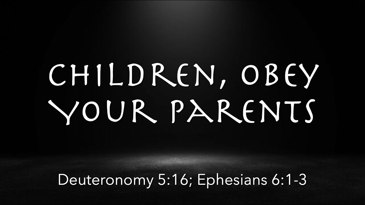 Deut. 5:16; Eph. 6:1-3 | Children Obey Your Parents | You're Rich & Home Series | Pastor James Parks