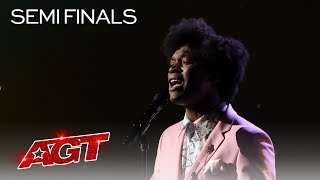 Jimmie Herrod Sings a Beautiful Rendition of &quot;Glitter In The Air&quot; - America&#39;s Got Talent 2021