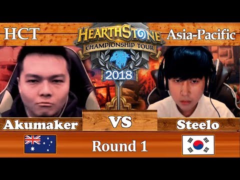 Hearthstone Asia-Pacific: Akumaker vs Steelo 09/08/2018