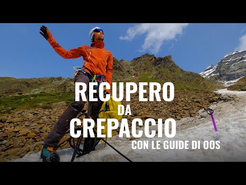 RECUPERO DA CREPACCIO: manovra con soste in serie con le Guide di OSSOLA OUTDOOR SCHOOL | Parte 2