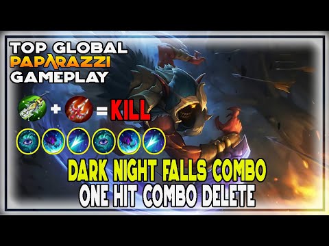 Helcurt Dark Night Falls 1 Combo Delete | Paparazzi Gameplay | Mobile Legends