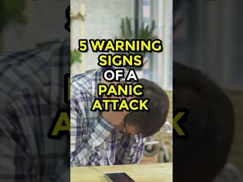 5 warning signs of a panic attack #panicattack #ytshort