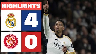 REAL MADRID 4 - 0 GIRONA FC | RESUMEN LALIGA EA SPORTS