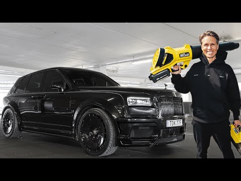ALL BLACK ROLLS ROYCE TRANSFORMATION UPDATE!! | VLOG 1118
