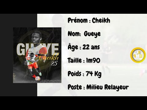 Cheikh Guèye • Milieu Relayeur • Goal FC • N2 FFF