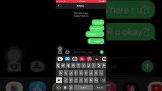 April fools text prank! Feat Amelia
