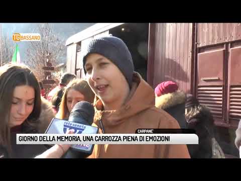TG BASSANO (26/01/2019) - GIORNO DELLA MEMORIA, UNA CARROZZA PIENA DI EMOZIONI