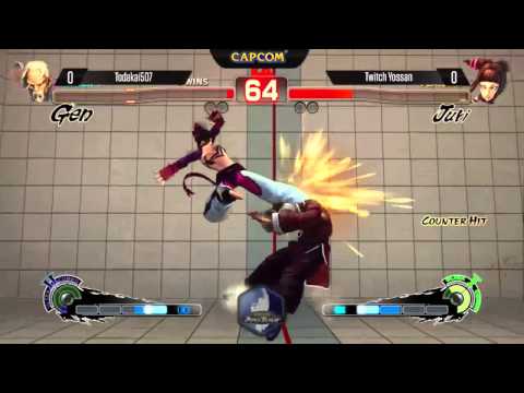 Yossan (Juri) vs Todakai507 (Gen) - Evo 2014 Pools USF4