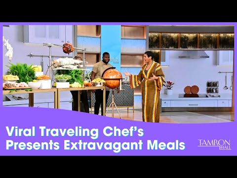 People Can’t Turn Away from This Viral Traveling Chef’s Extravagant Meals