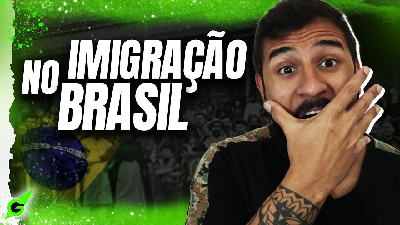 IMIGRAÇÃO NO BRASIL - GEOBRASIL {PROF  RODRIGO RODRIGUES}