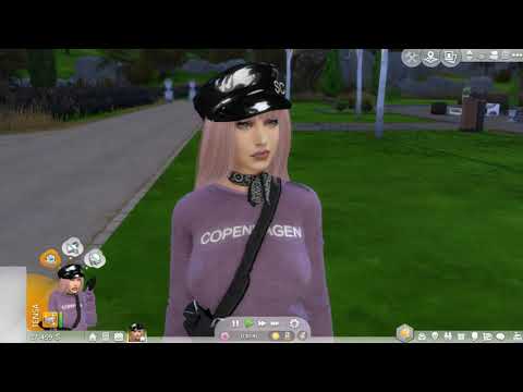 sims 4 alpha cc download dyed-hair female Sinead O Brien by Bonita100 Game Video Preview