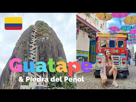 Most colourful town in Colombia - Guatape!
