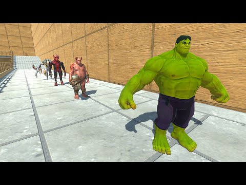 HULK DEATH RUN ATTACK - Animal Revolt Battle Simulator