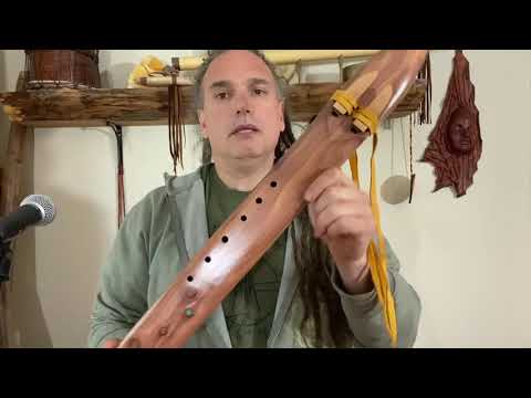 Cedar E drone flute