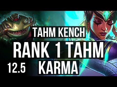 TAHM KENCH & Twitch vs KARMA & Lucian (SUP) | Rank 1 Tahm, 5/2/16, Rank 12 | NA Challenger | 12.5