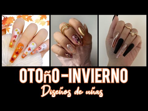 DISEÑOS DE UÑAS OTOÑO -INVIERNO 2023-24 #tendenciaenuñas #desingnails #diseñosdeuñas #uñasdecoradas
